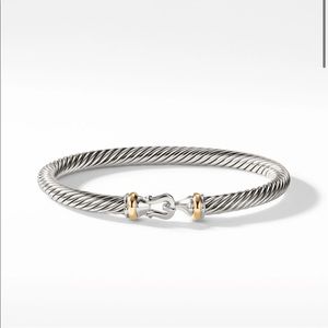 5mm cable buckle 925 sterling silver M or L